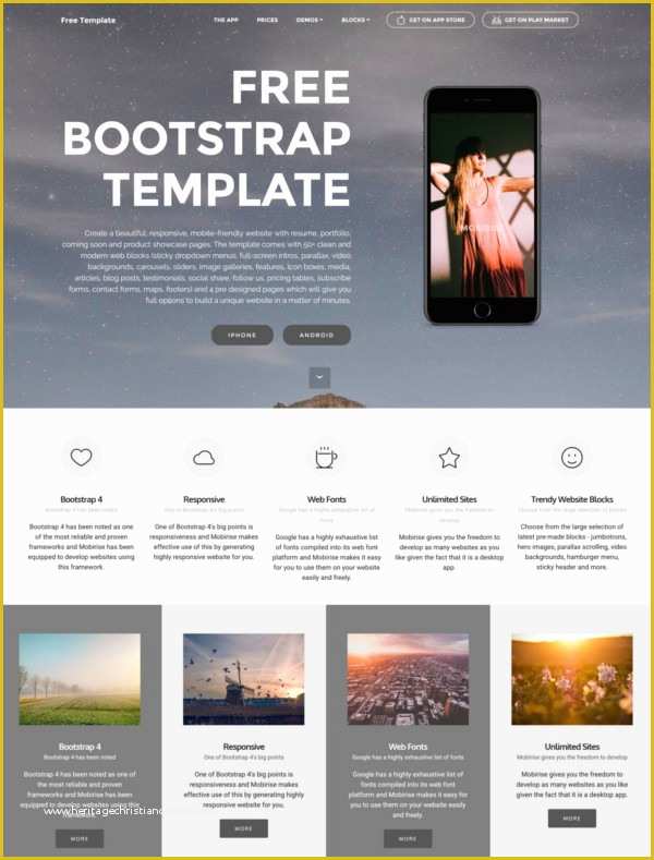 Free Bootstrap Templates Of 83 Free Bootstrap themes & Templates