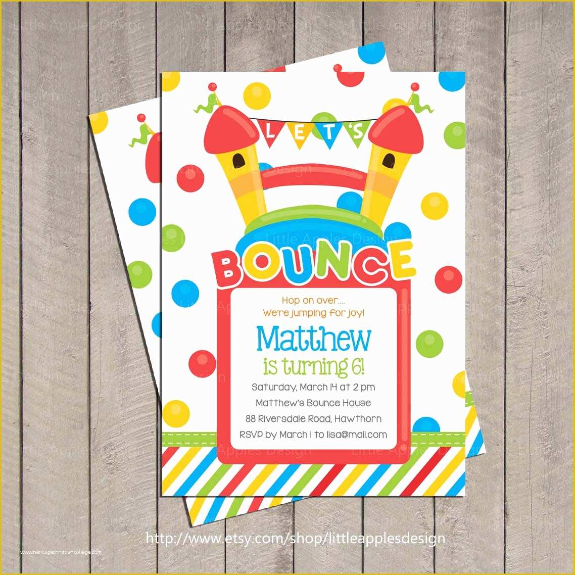 free-bounce-house-birthday-invitation-templates