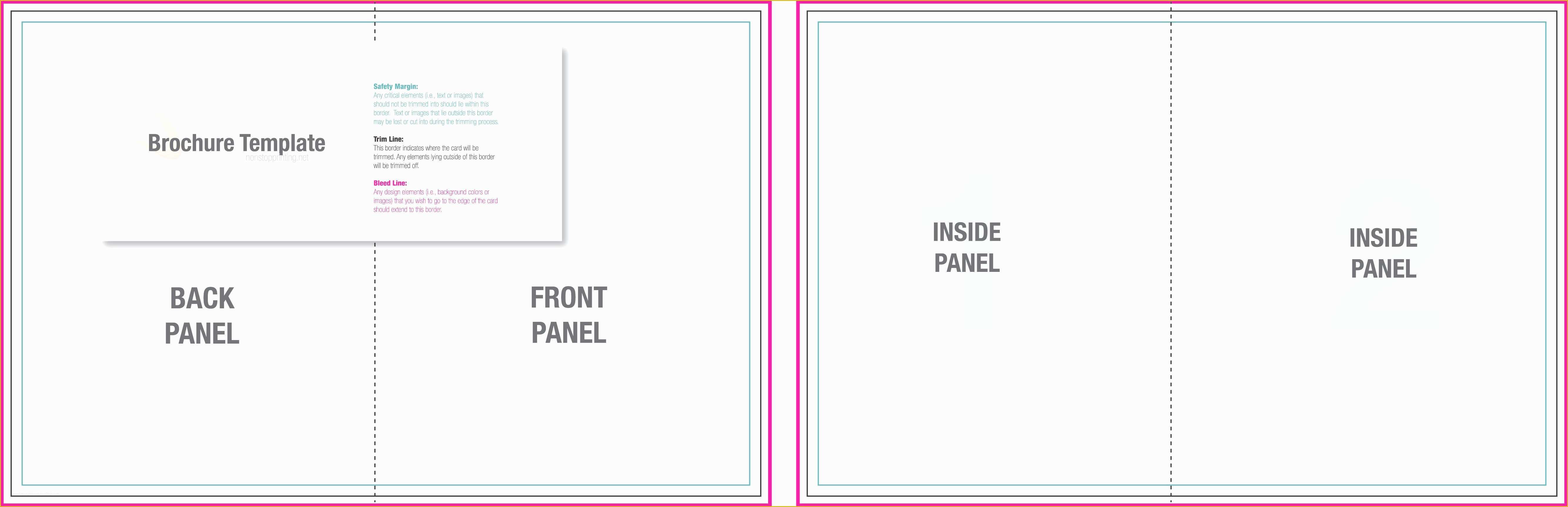 Free Brochure Templates for Microsoft Word Of Blank Tri Fold Brochure ...