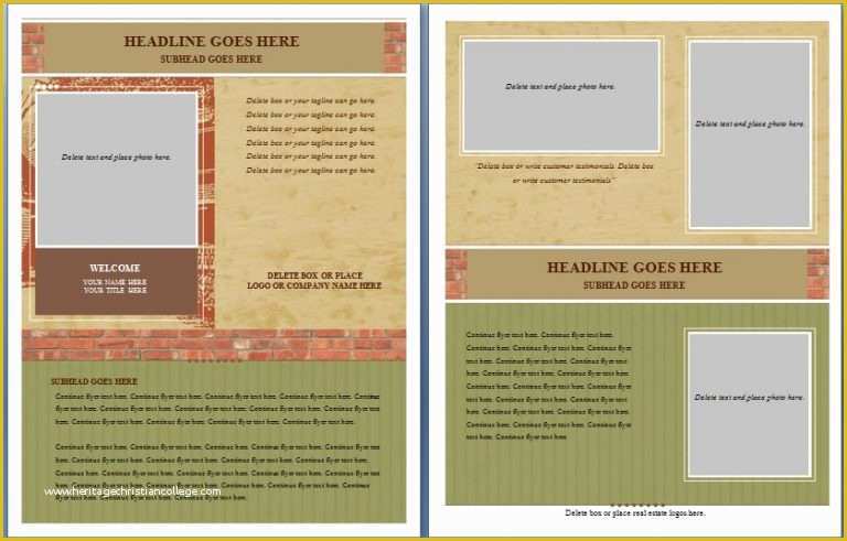 Free Brochure Templates for Microsoft Word Of Free Flyer Templates Word