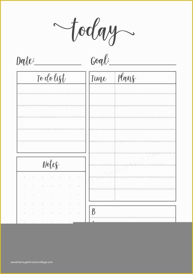 Free Bullet Journal Templates Of Bullet Journal Template Printable Planner Daily