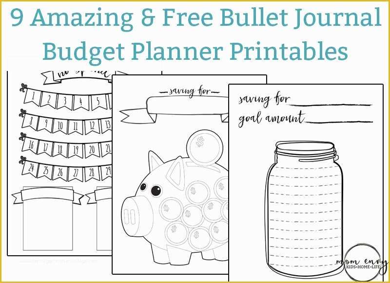 Free Bullet Journal Templates Of Free Bud Planner Printables 9 Free Bullet Journal