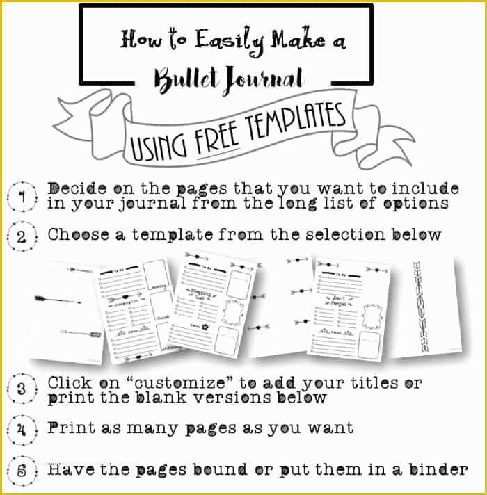 Free Bullet Journal Templates Of Free Bullet Journal Printables