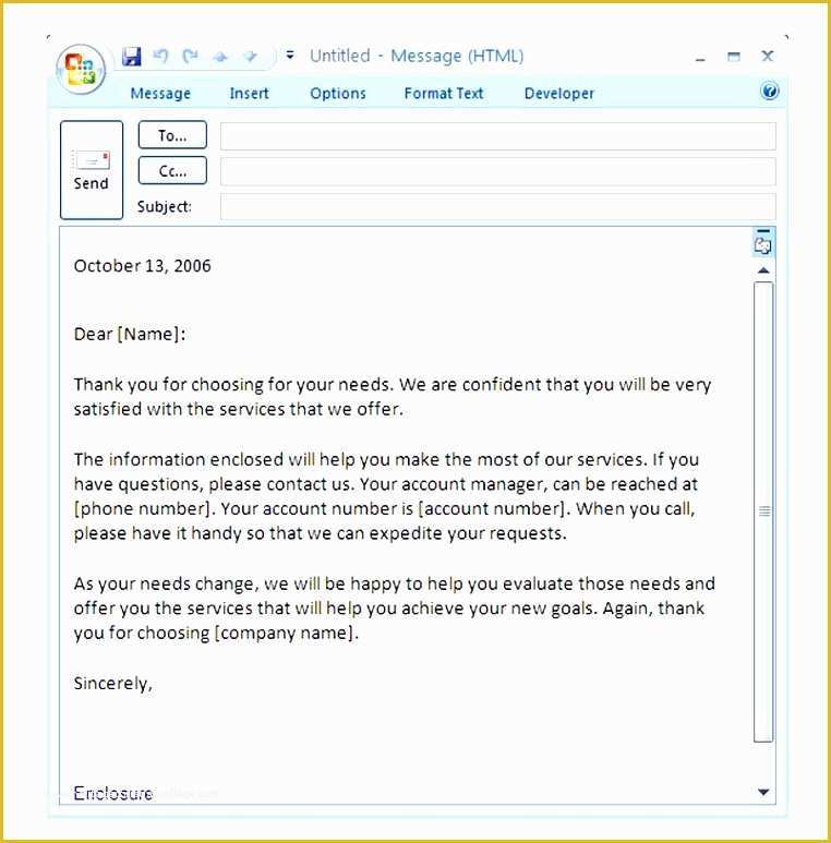 Free Business Email Templates Outlook Of 9 Free Business Introduction Email Template In Outlook