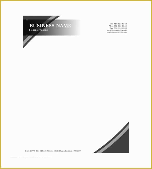 Free Business Letterhead Templates Of 10 Construction Pany Letterhead Templates Free