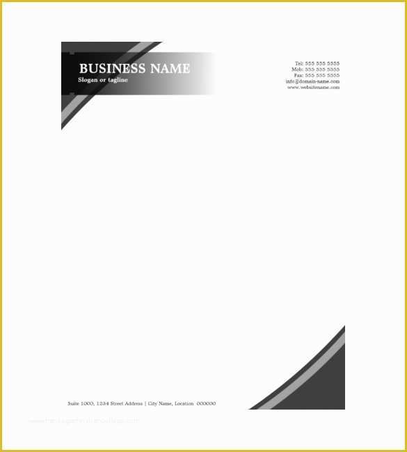 Free Business Letterhead Templates Of 10 Construction Pany Letterhead Templates Free