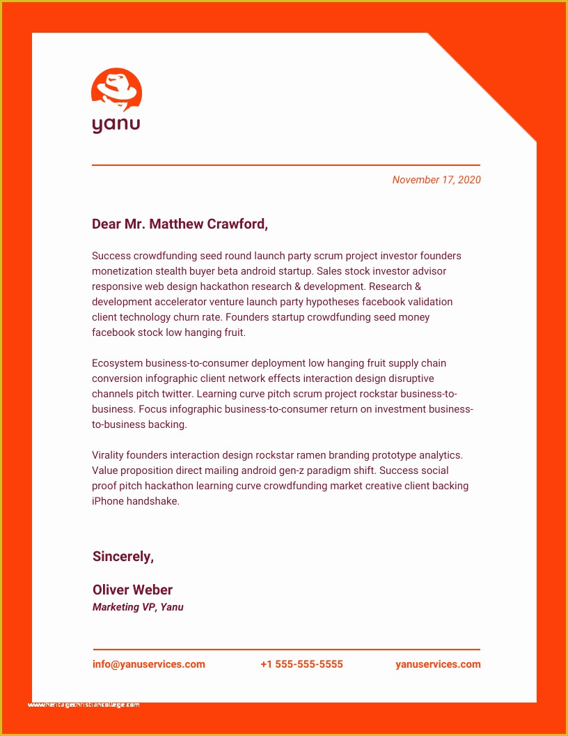 Free Business Letterhead Templates Of 15 Professional Business Letterhead Templates and Design