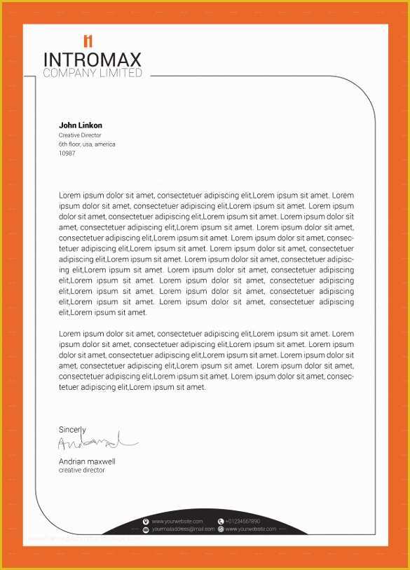 Free Business Letterhead Templates Of 19 Pany Letterhead Templates Psd Ai