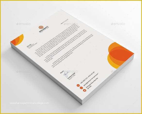 Free Business Letterhead Templates Of 20 Business Letterhead Templates – Free Sample Example