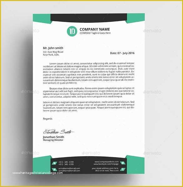 Free Business Letterhead Templates Of Letter Heads Templates Letter Template
