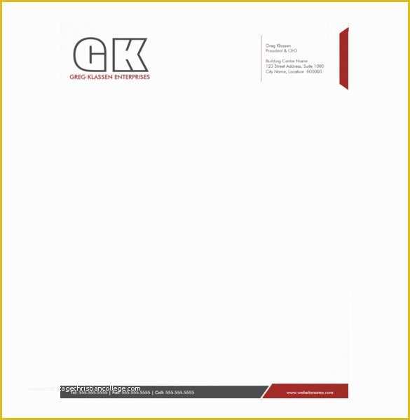 Free Business Letterhead Templates Of Professional Letterhead Template – 17 Free Psd Eps Ai