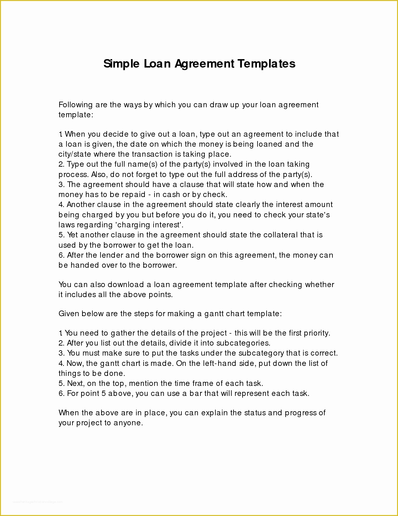 Free Business Loan Agreement Template Of 10 Best Of Basic Loan Agreement Template Personal