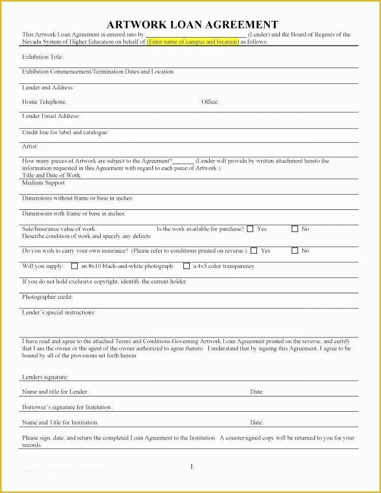 Free Business Loan Agreement Template Of Template for Resume with Small Business Loan