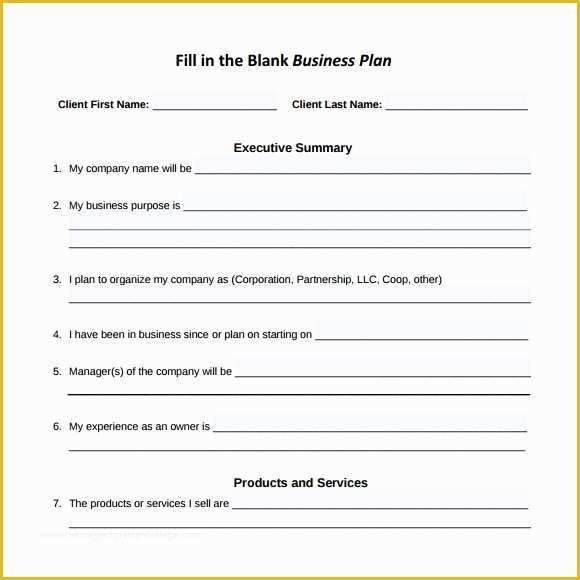 Free Business Plan Template Word Of 16 Sample Small Business Plans