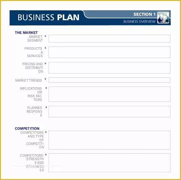 60 Free Business Plan Template Word