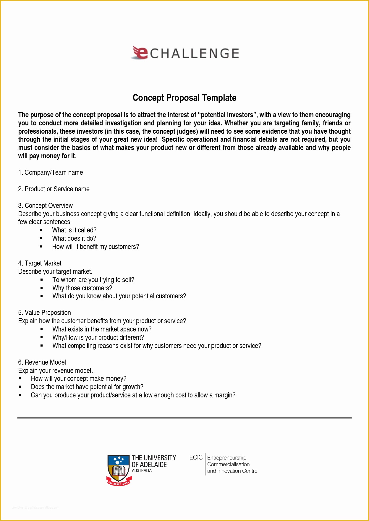 Free Business Proposal Template Of 6 Sample Of Business Proposal Pdf