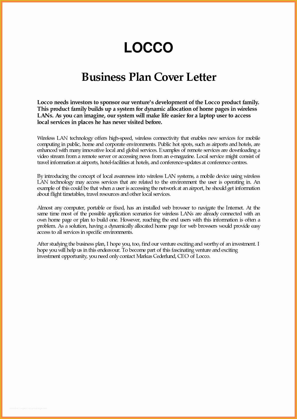 Free Business Proposal Template Of Business Proposal Cover Letter Mughals