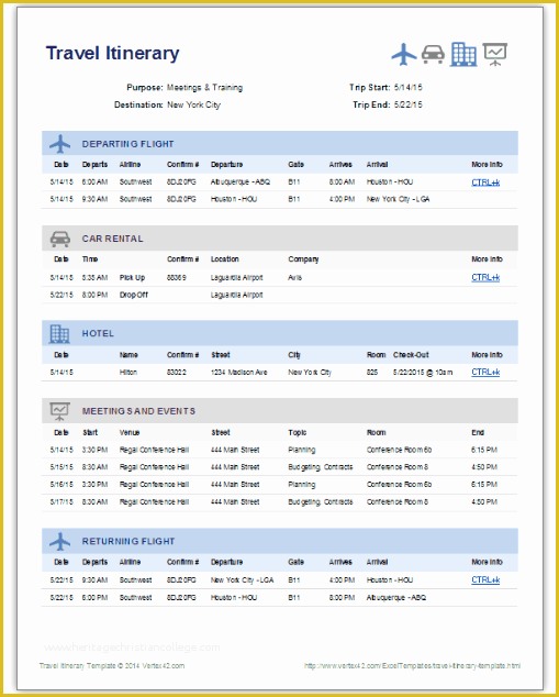 Free Business Travel Itinerary Template Of 9 Useful Travel Itinerary Templates that are Free