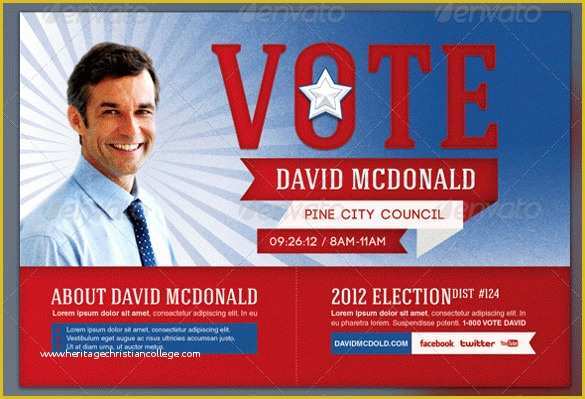 Free Campaign Flyer Template Of Free Campaign Flyer Template Election Brochure Templates