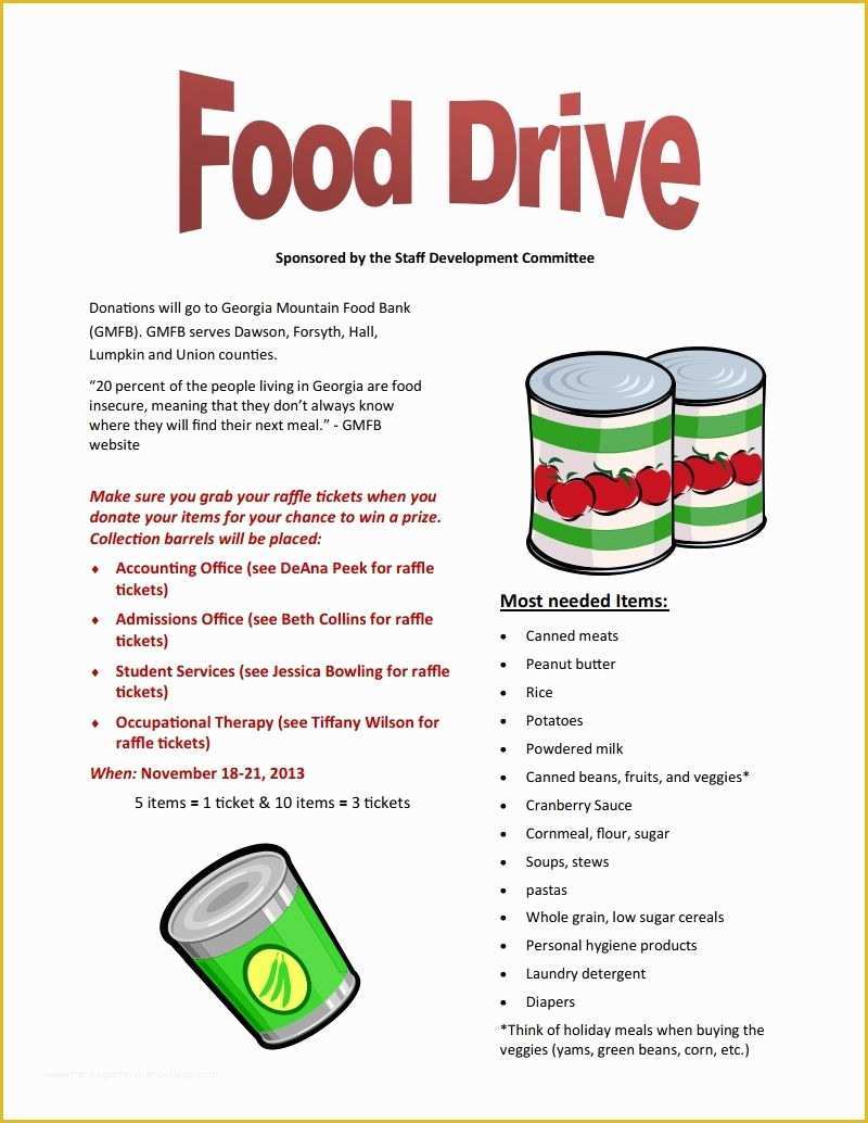 Free Can Food Drive Flyer Template Of 13 Charity Food Drive Poster Designs Holiday Food