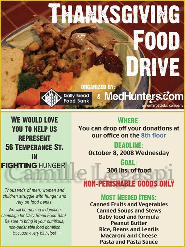 Free Can Food Drive Flyer Template Of 17 Food Drive Flyer Templates Psd Ai Word
