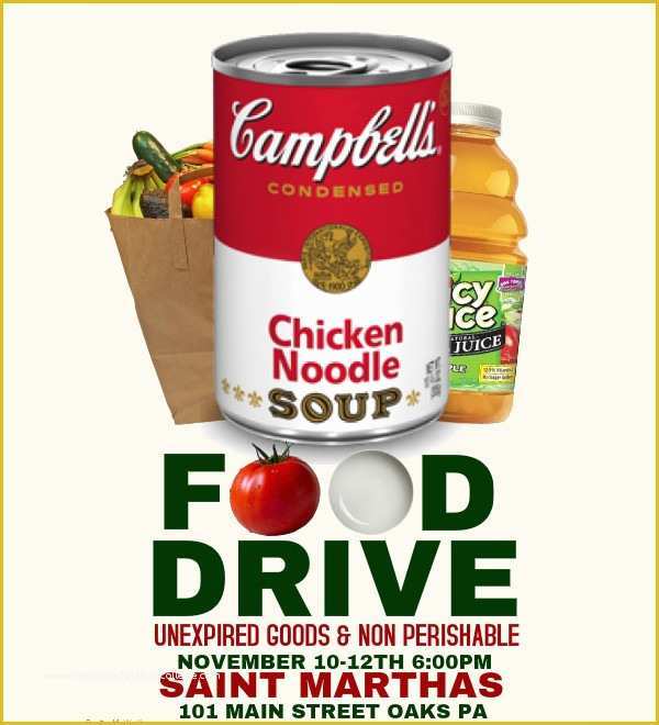 Free Can Food Drive Flyer Template Of 25 Food Drive Flyer Designs Psd Vector Eps Jpg