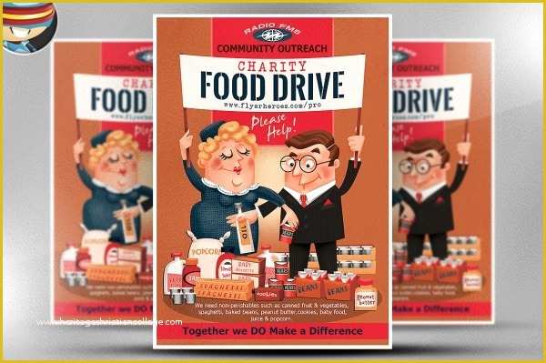 Free Can Food Drive Flyer Template Of 25 Food Drive Flyer Designs Psd Vector Eps Jpg