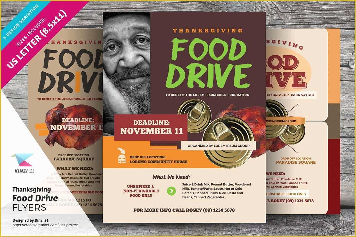 Free Can Food Drive Flyer Template Of Thanksgiving Food Drive Flyer Templates for Free – Happy