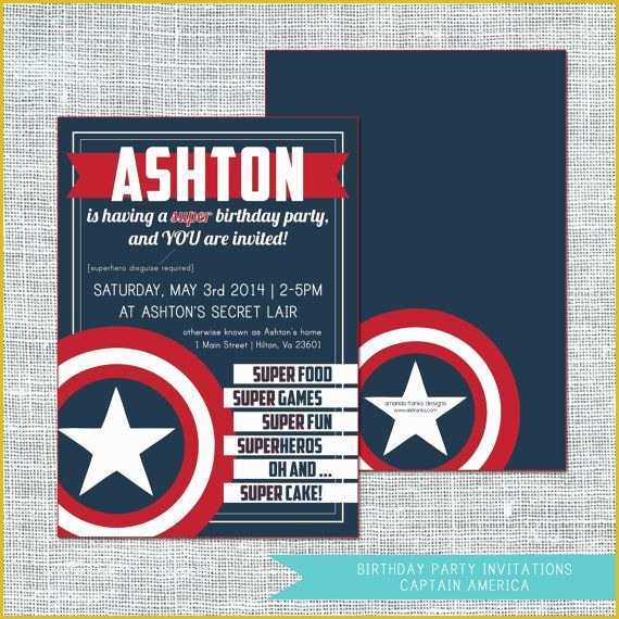 Free Captain America Invitation Templates Of Batman Thank You Cards Custom Printable by