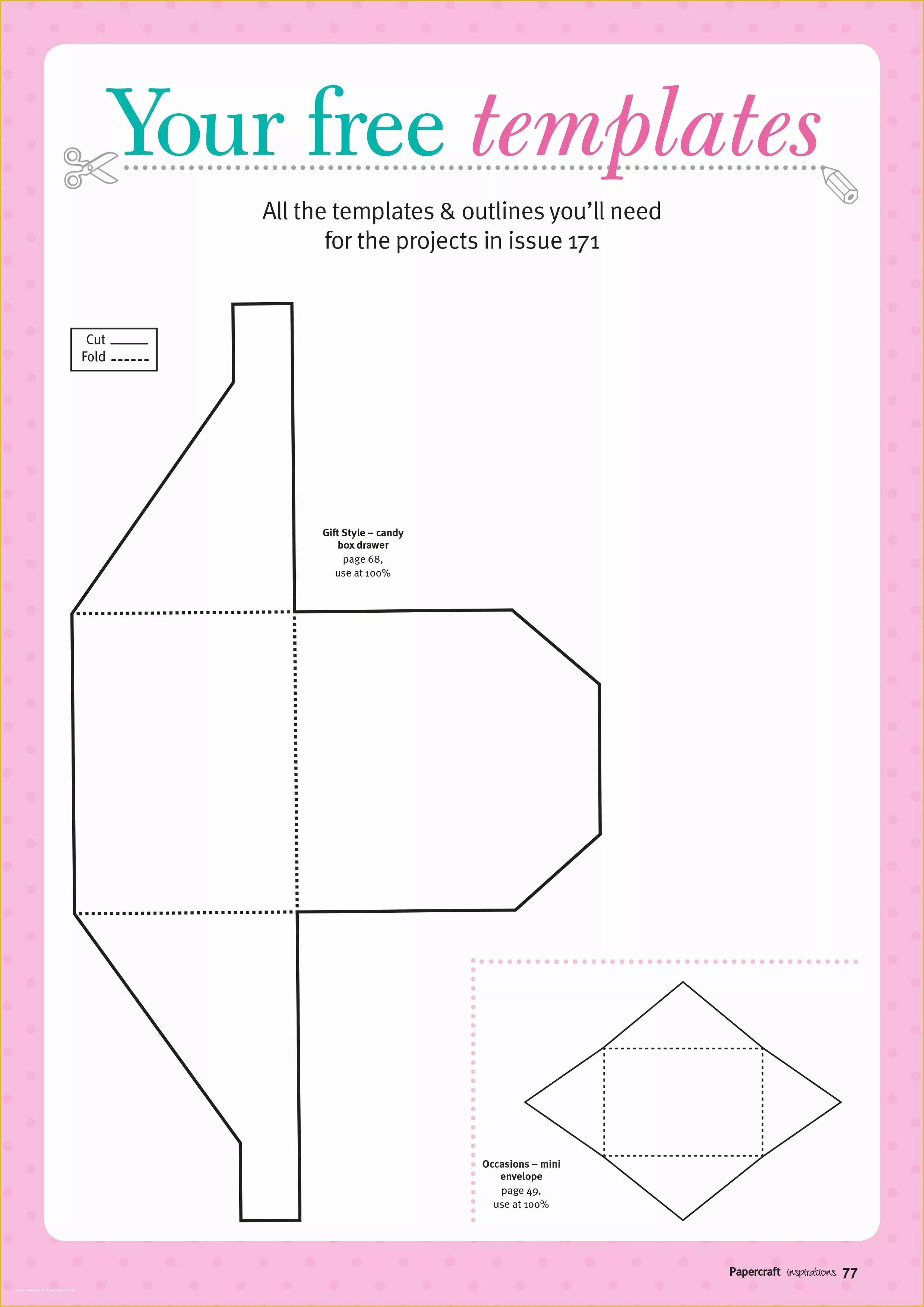 Free Card Making Templates Of Free Card Making Templates From Papercraft Inspirations