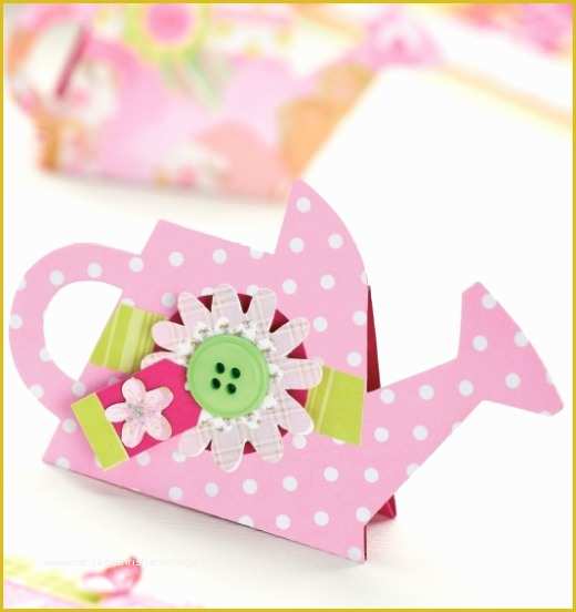 Free Card Making Templates Of Watering Can Card Template Free Card Making Downloads