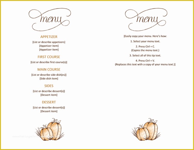 Free Catering Menu Templates for Microsoft Word Of 7 Menu Templates for Microsoft Word Bookletemplate