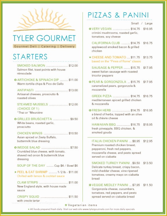 Free Catering Menu Templates for Microsoft Word Of Menu Template Word