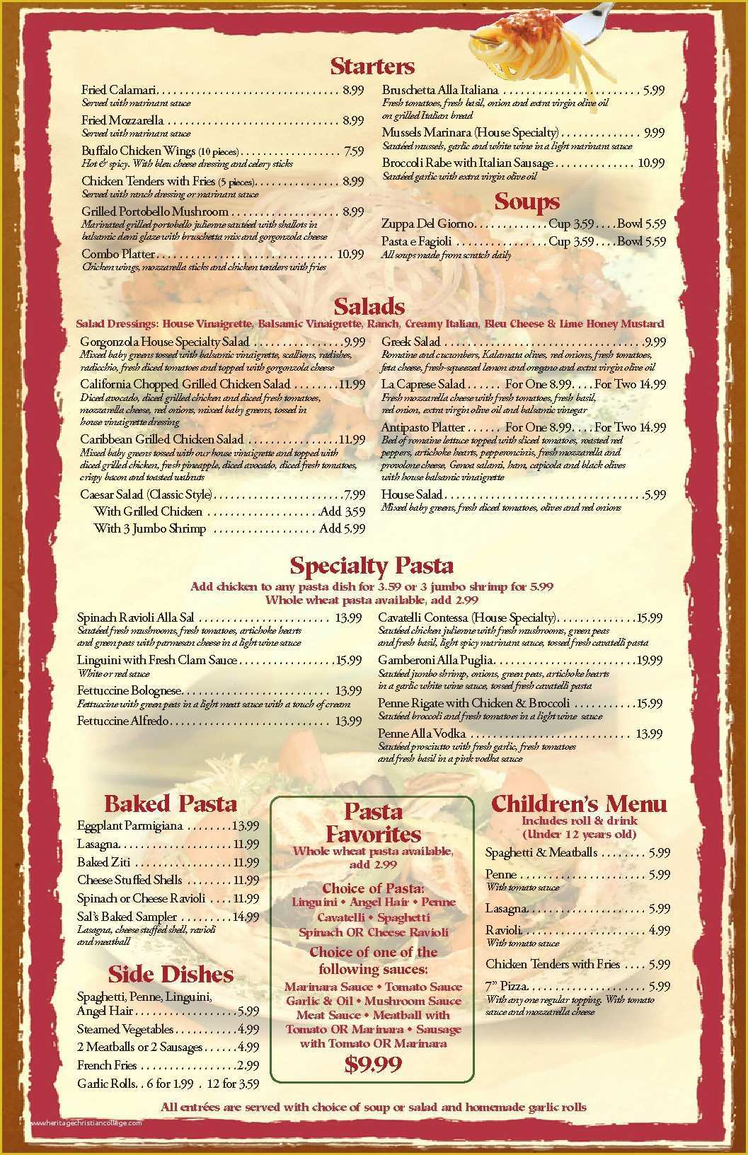 Free Catering Menu Templates for Microsoft Word Of Restaurant Menu Templates