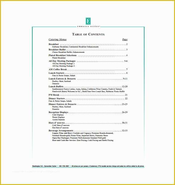 Free Catering Menu Templates Of 23 Free Menu Templates Pdf Doc Excel Psd