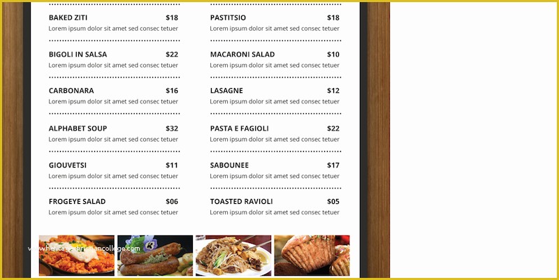 Free Catering Menu Templates Of top 30 Free Restaurant Menu Psd Templates In 2018 Colorlib