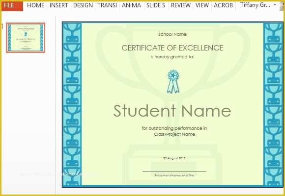 Free Certificate Of Excellence Template Of How to Make A Printable Excellence Certificate