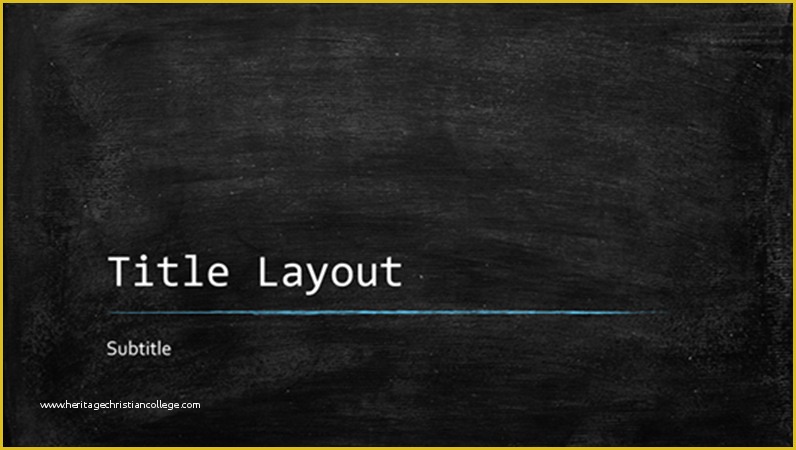 Free Chalkboard Template Of Chalkboard Education Presentation Widescreen