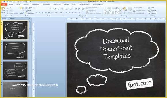 Free Chalkboard Template Of How to Create A Simple Powerpoint Blackboard Presentation