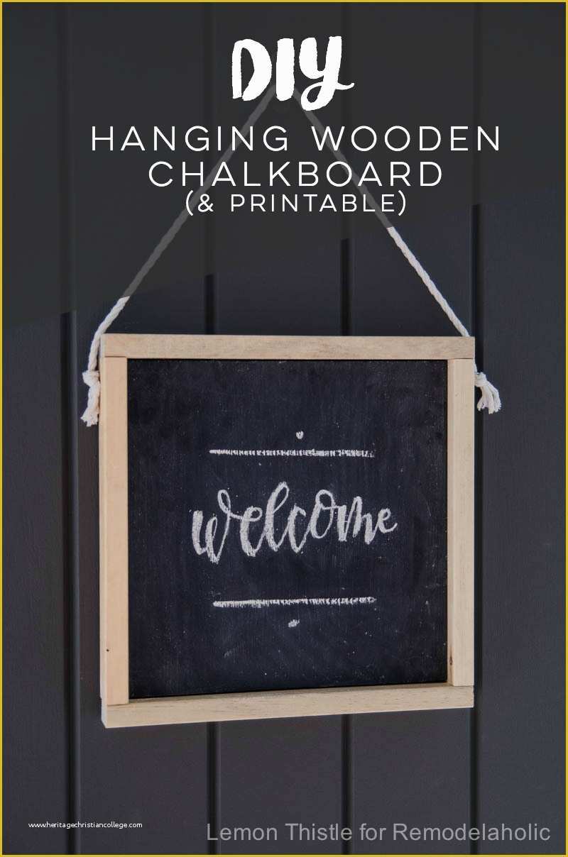 Free Chalkboard Template Of Remodelaholic