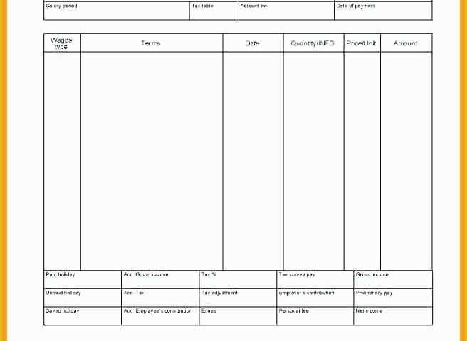 Free Check Stub Template Excel Of Floridaframeandart