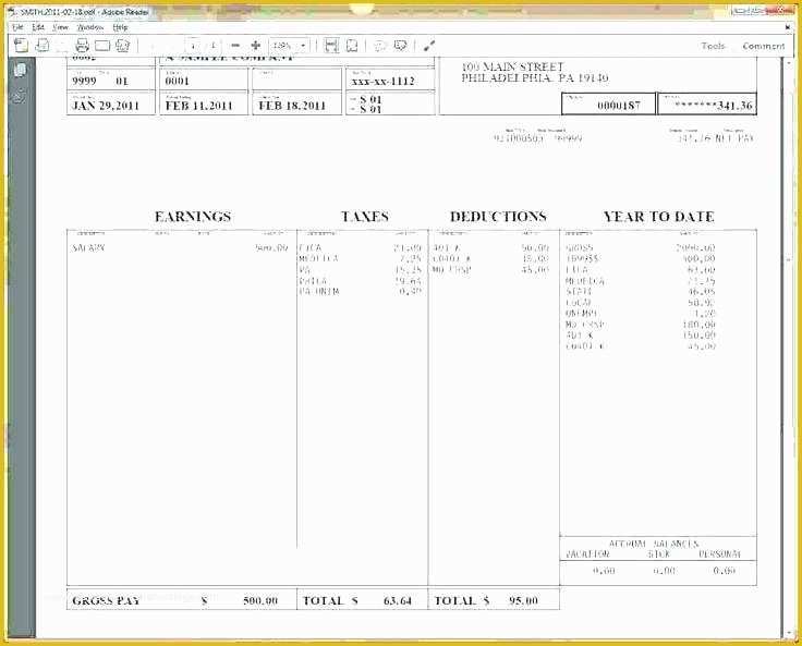 Free Check Stub Template Excel Of Free Paycheck Stub Template Pay Sample Excel Maker Check