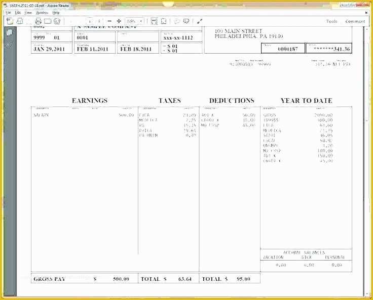 Free Check Stub Template Excel Of Free Paycheck Stub Template Pay Sample Excel Maker Check