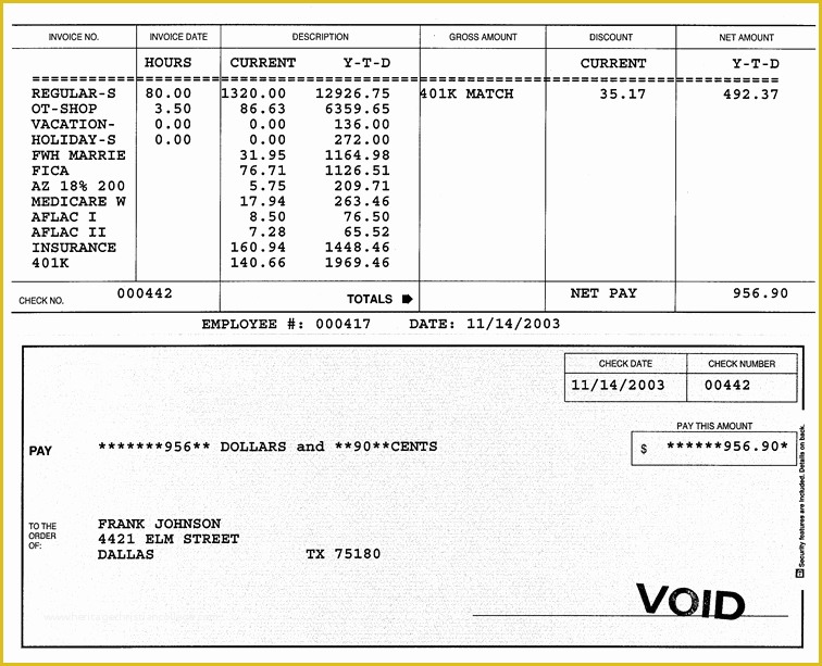 Free Check Stub Template Printables Of 8 Check Stub Template Free