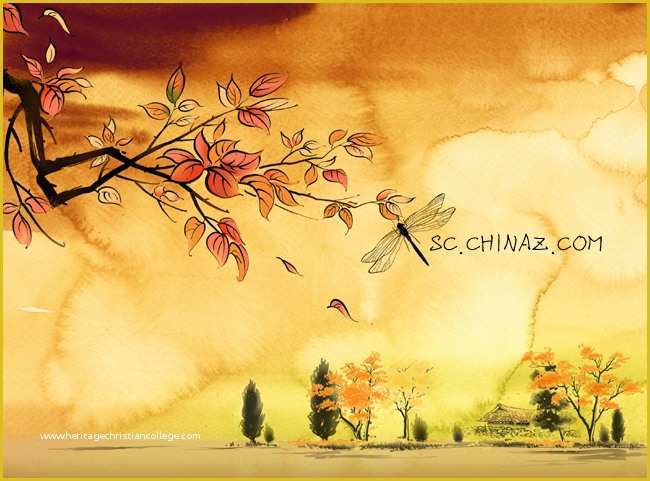 Free Chinese Powerpoint Templates Of Autumn Background Design Templates Psd – Over Millions