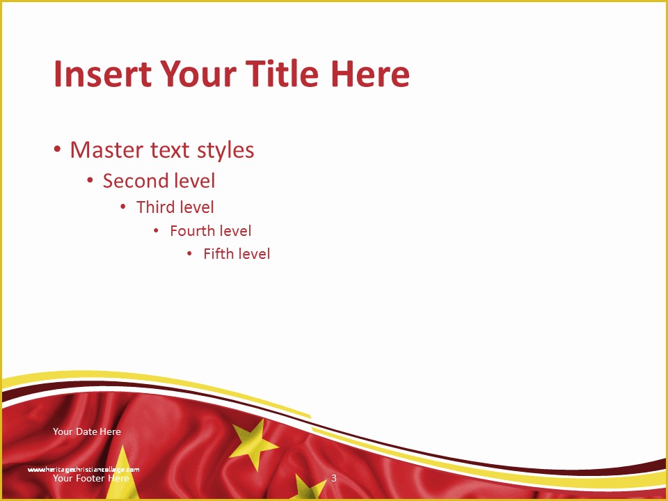 Free Chinese Powerpoint Templates Of China Flag Powerpoint Template Presentationgo