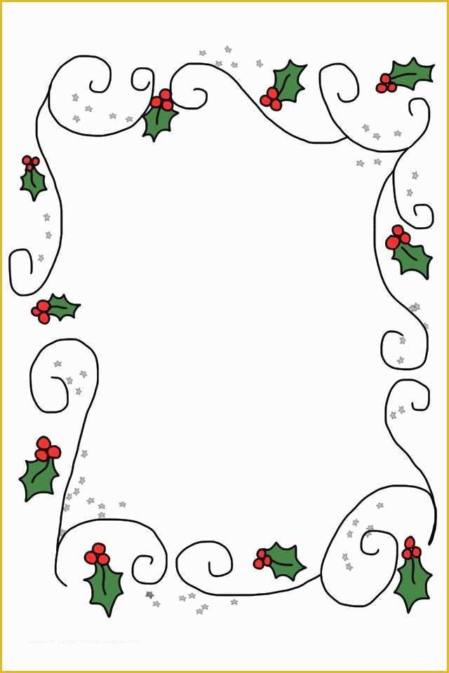 Free Christmas Border Templates Of 17 Best Images About Christmas Letter Printables On