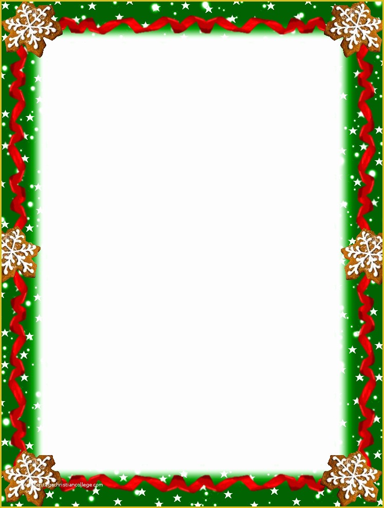 Free Christmas Border Templates Of Christmas Stationery