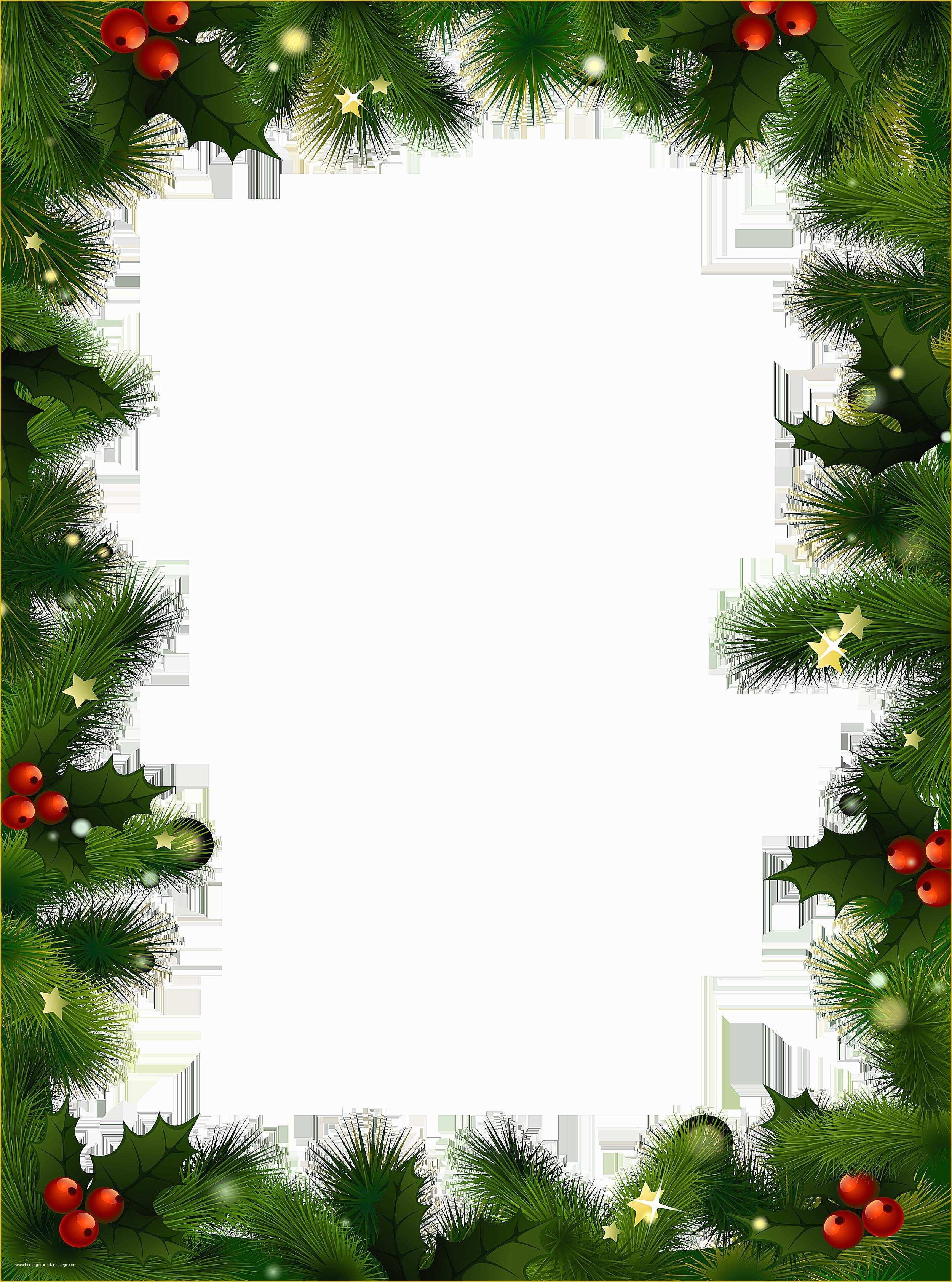 Christmas Borders Templates