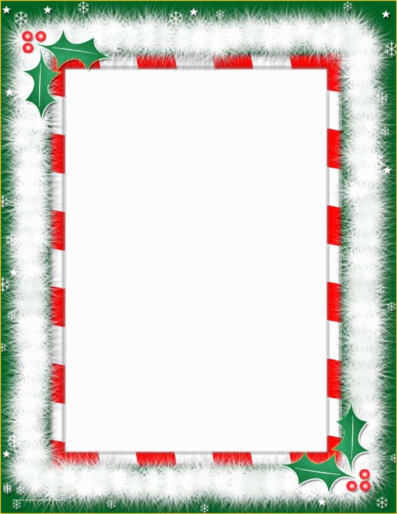 Free Christmas Border Templates Of Heart Word Borders Templates Free